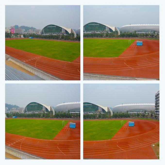13mm PU Glue Mix SBR Rubber Particle Running Track Surface Eco-Friendly 0