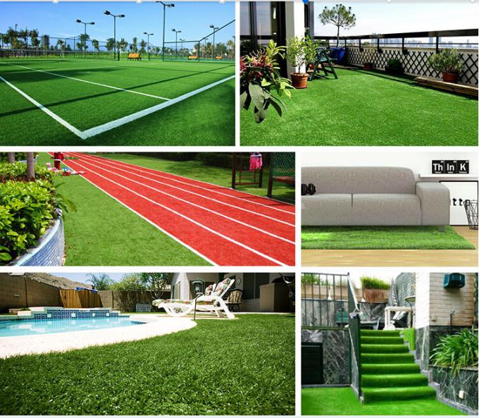Realistic Fake Artificial Grass Deluxe Synthetic Turf Thick Pet Lawn 2