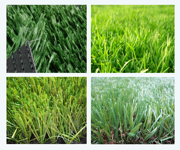 PE Monofilament 5/8'' Artificial Turf Grass Wear Resistant Non Pollution 3