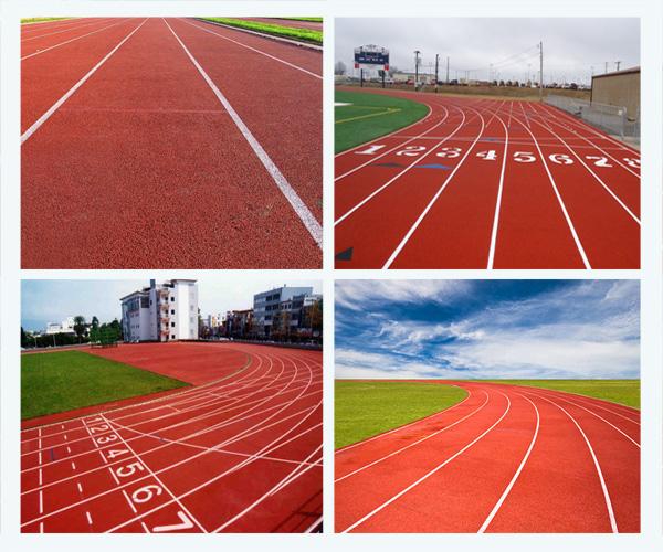Weather Resistance Sandwich System Running Track Synthetic Sports Flooring 0