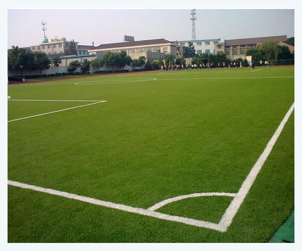 50mm Artificial Turf Grass Football Pitch 11000 Dtex Abrasion Test 1