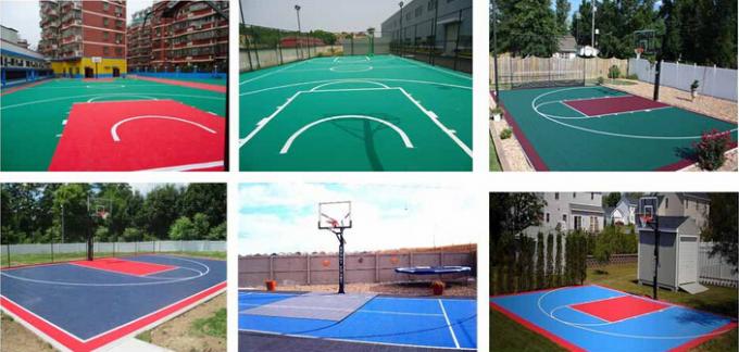 Suspended Hygienic Pp Interlocking Sports Flooring Green Futsal Court Plastic Flooring 1