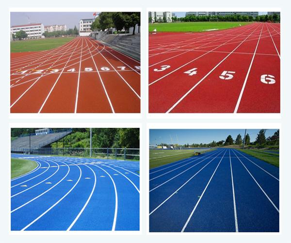 Blue 13mm Eco Sports Flooring Secondary School Rubber Running Track And Field 3