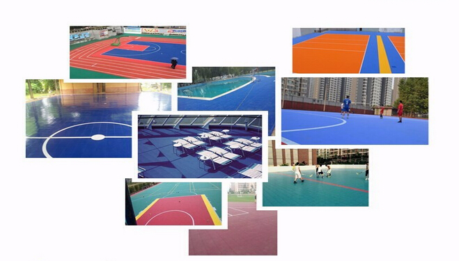 Futsal Antimicrobial Interlocking Sports Mats Square 2500N  Vinyl Flooring 0
