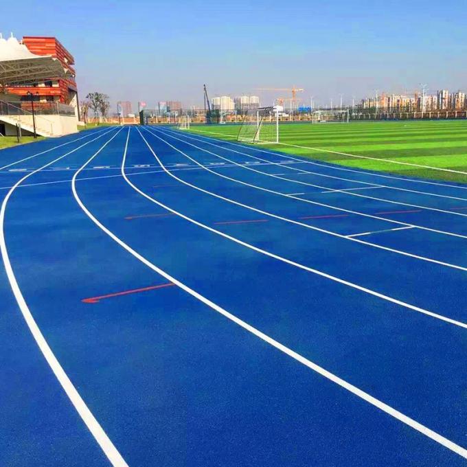 Iaaf Prefabricated Jogging Track Material Synthetic Rubber Running Track 0