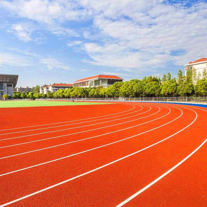 10mm Thickness Rubber Jogging Track Material Corrosion Resistance 0