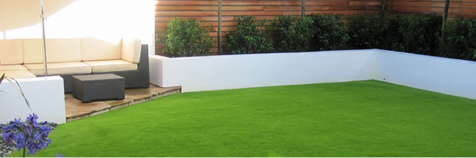 Eco Friendly Leisuire Artificial Turf Grass 3/8 inch Gauge For Garden 1