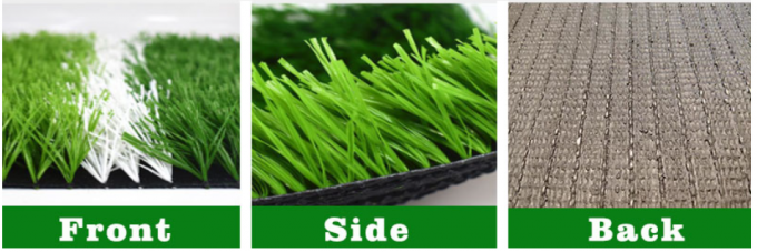 UV Resistant Synthetic Turf 50mm Football Court Artificial Grass For Sport field 1