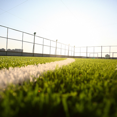 Gauge 3/16'' Artificial Turf Grass Football Pitch 11000 Dtex Carpet Roll
