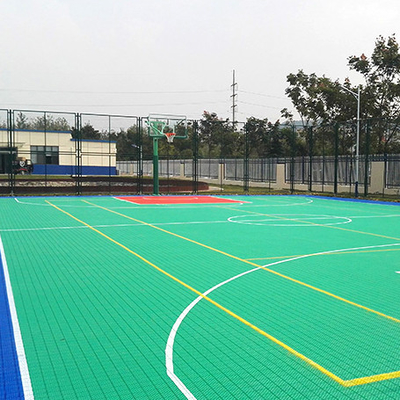 Intelligent PP Interlocking Flooring Portable Sport Court Basketball Plastic Tiles Outdoor