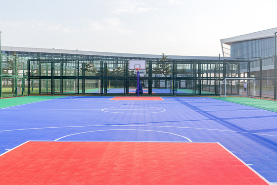 PP Outside Interlocking Sports Court Surfaces Half Court 3x3 Basketball Court Tiles
