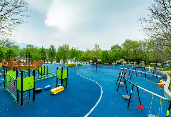UV Resistant Athletic EPDM Rubber Flooring Playground Surface High Flexibility