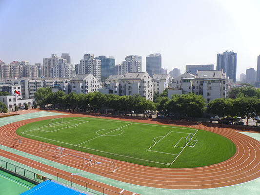 School Playground Outdoor Running Track Surfaces Eco Friendly Material