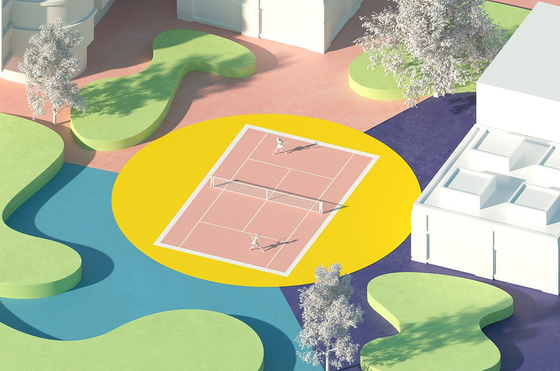 UV Resistant Properties Badminton PU Sports Flooring good color fastness