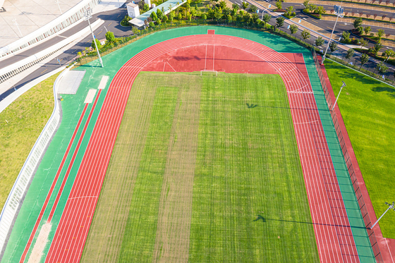 Iaaf Prefabricated Jogging Track Material Synthetic Rubber Running Track