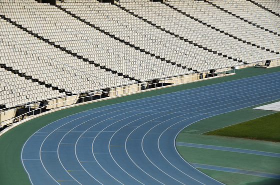 IAAF Certified Spray Coated Synthetic Athletic Track Eco-Friendly