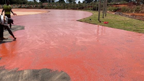 Full Pour System Running Track Synthetic Runway Rubber Athletic Track
