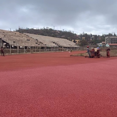Harmless Synthetic Sports Flooring Full Pour System Running Track
