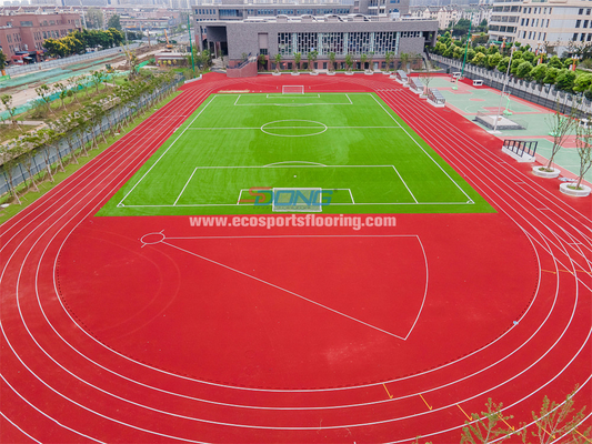 Eco Sandwich System Running Track Sports Flooring Track Rubberized Outdoor