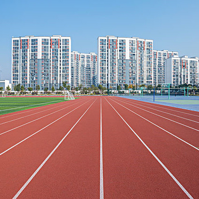 Durable 13mm Hybrid Eco Sports Flooring Synthetic Athletic Running Track