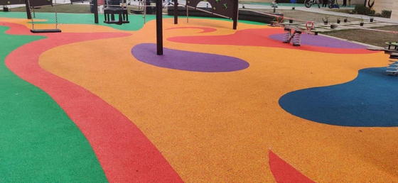 Kindergarten Playground  Safe and Durable Colored EPDM Rubber Granules