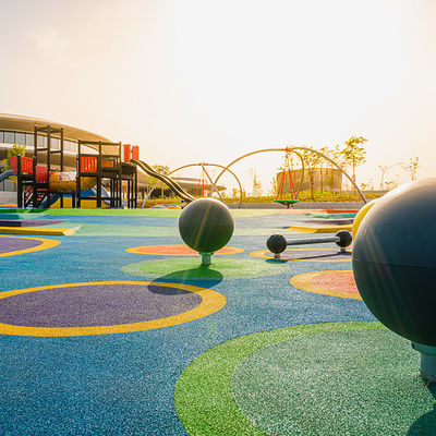ITF Moisture Proof EPDM Running Track Playground Surface Colorful