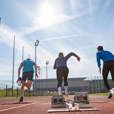 All Weather Sport Flooring Sandwich System Running Track IAAF Certified