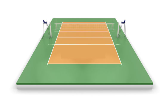 Corrosion Resistance 4mm Acrylic Tennis Court Green Synthetic Turf