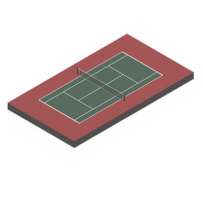 High Rebound Acrylic Tennis Court With Itf Certificate Polyurethane