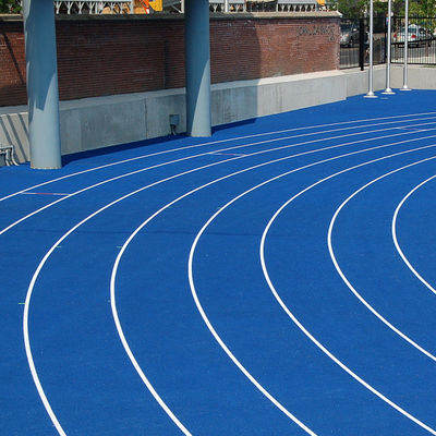 Asphalt Base Eco Sports Flooring Permeable Synthetic Rubber Running Track
