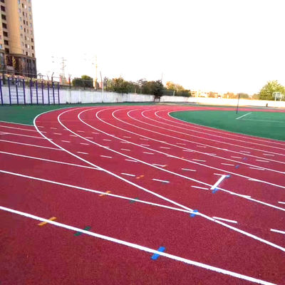 Harmless Eco Sports Flooring Athletic Odorless Red Running Track