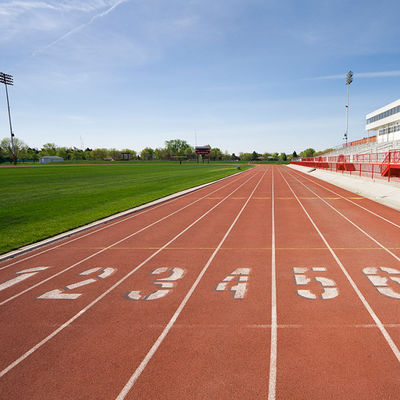 Permeable Sandwich System Running Track For Sports Venues Durable