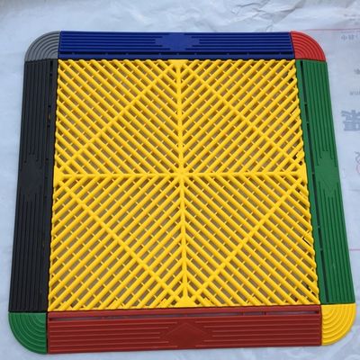 Anti Skidding PP Interlock Soprt Tiles Outdoor Waterproof Sports Surfaces