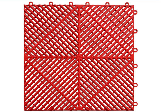 UV Resistant Interlocking Gym Floor Tiles Moisture Proof Sports Rubber Mat