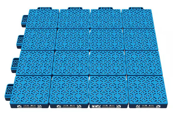 UV Resistant Interlocking Gym Floor Tiles Moisture Proof Sports Rubber Mat