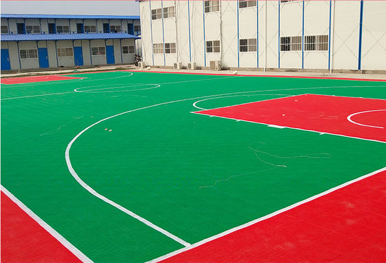 Multi-Field Removable PP Interlocking Sports Tiles No Toxic Surface flooring
