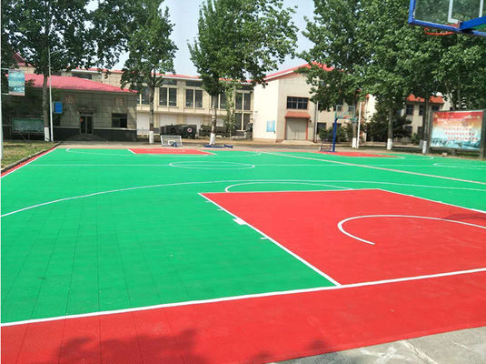 FIBA Odorless Indoor Athletic Flooring 3x3 Plastic Basketball Court