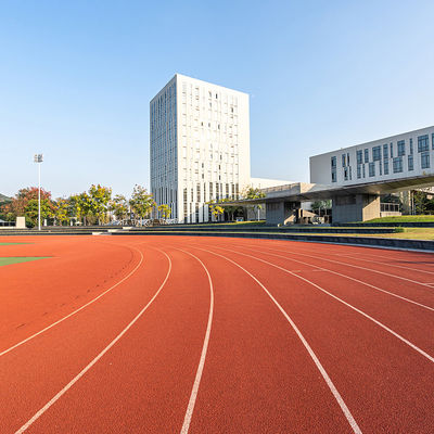 Soundproof Synthetic Sports Flooring Colorful Polyurethane Binder EPDM Rubber Running Track