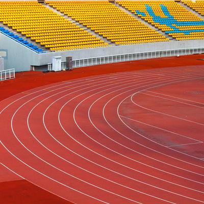 Rubberized Outdoor Running Track Flooring Multi Purpose Sports Areas
