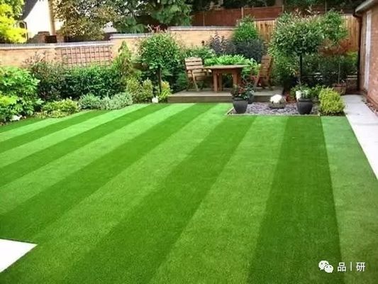Natural Garden Landscape Artificial Synthetic Grass Turf 15mm Pile Height