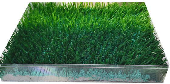 High Density Artificial Grass Sports Flooring Landscaping Bright Color