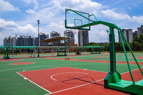 All Weather Acrylic Basketball Court Ultraviolet Proof Volleyball Court