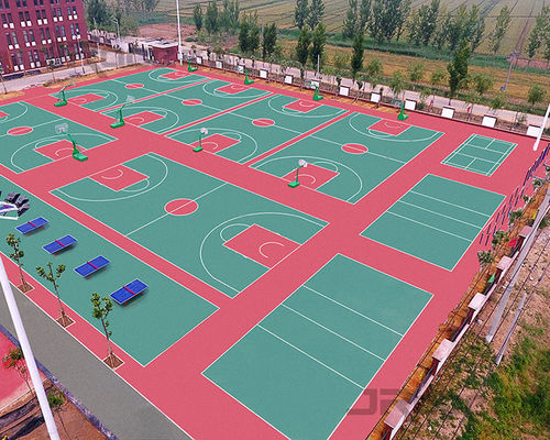 Plastic Silicone Polyurethane Sports Flooring Fadeless Tennis Court Paint