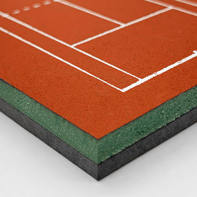 4mm Thickness Athletic PU Sports Flooring Basketball Court