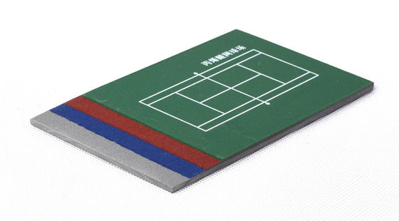 Soundproof Tennis Badminton Court Flooring Customized Color