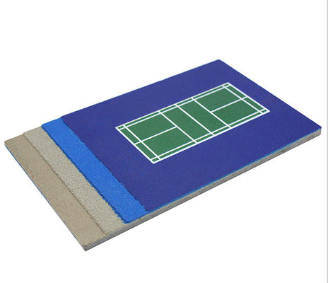 Multi Sport Synthetic Spu Acrylic Tennis Court Green Spray Painted