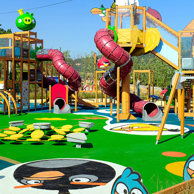 Playgrounds Colorful EPDM Rubber Granules Surfaces 13 Years Experience