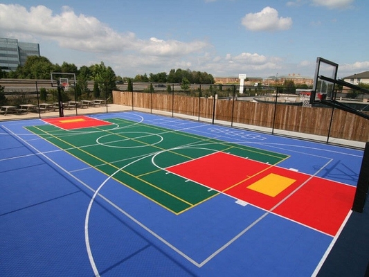 ISO14001 Approved Dustproof 3mm Acrylic Tennis Court Eco-Friendly