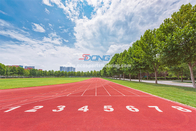 China Weather Resistance Sandwich System Running Track Synthetic Sports Flooring for sale