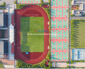 China Colourful Running Track Flooring Synthetic Tartan Track Flooring Mat for sale